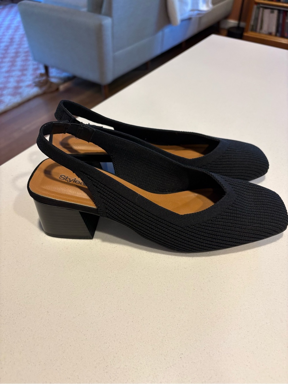 Style & Co Slingback Heeled Mules, Size 8, EUC